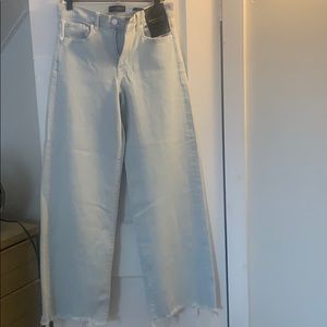 BR high rise wide leg jean